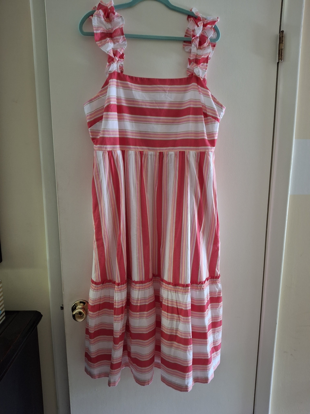Pink & White Striped Sundress